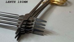 Aesculap BM066R ( LOT OF 5 ) 180mm Needle Holder FINE GRIP 7″ FOR SURGICAL USE