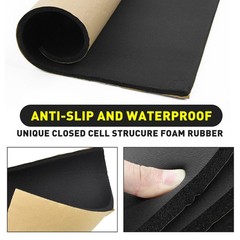 Suitable For Noise Reduction In Industral Sponge Rubber Sheet 12″×59″ 1Roll