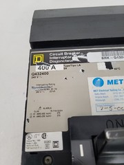 Q432400 Square D 400 Amp 240 Volt Circuit Breaker – Next Day Option – Flaw
