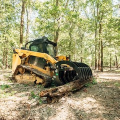 Titan Attachments Extreme Skid Steer Root Grapple Rake Attachment 60″ Universal