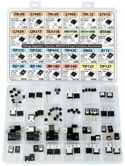 Power Transistor, Mosfet, Thyristor and Voltage Regulator Assortment Kit, 82 pcs