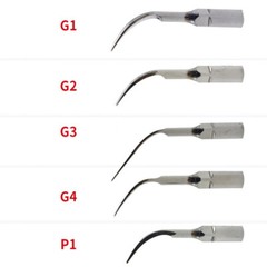 Dental Ultrasonic Scaler Piezo Tips G1,G2,G3,G4,P1 Fit Woodpecker EMS Handpiece