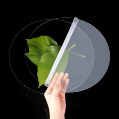 Ø 10-400mm Clear Plastic Circle Discs Round Perspex Thick 2mm 3mm 4mm 5mm & 10mm
