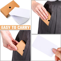 500 Pcs Blank Business Cards Cardstock 2 x 3.5 Blank White Business Cards S