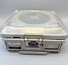 Aesculap JM340 Sterilcontainer S with JF113R Inner Basket and With Lid