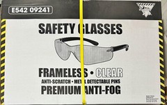 300 Pairs WorkHorse Safety Glasses, Premium Anti-Fog-Scratch E54209241