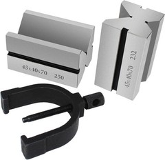 HFS TYPE B V-BLOCK & C CLAMP SET Precision Universal-Type2-3/4IN 1-3/4IN 1-1/2IN