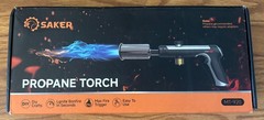 Saker MT920 Propane Torch w Max Fire Trigger 1-Touch Start Safety Lock Adj Flame