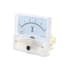 Measure DC Volt Current Voltmeter Amperemeter Analog Panel Meter Various Values