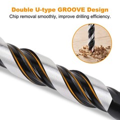 TITGGI 5/16″ (10PCS) Masonry Drill Bit Set & 10 Pcs (8mm), Black