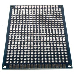5cm x 7cm Blue PCB Printed Circuit Board, 5 Pack, 432 Holes, 32 Pads