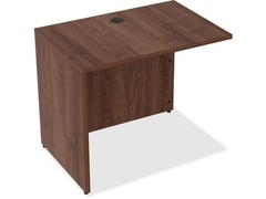 Lorell Laminate Return 35″x24″x29-1/2″ Walnut 34400