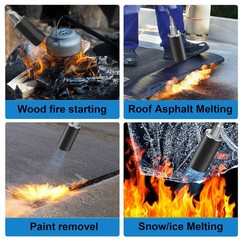 Portable Propane Torch Weed Burner Ice Snow Melter Outdoor Flame Thrower w/ Hose