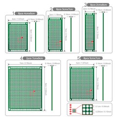 170 400 830 Solderless PCB Plate Printed Circuit Universal Board Kit for Arduino