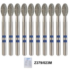 Dental Diamond Burs Zirconia Adjustment Football Ball Z368 High Speed Z379/023M
