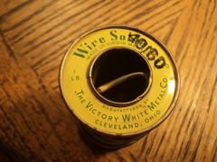 Vintage VWM Victory White Metal .125 Dia 40/60 Solder 11.3 Ounces USA