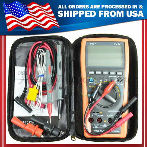VC 87 87v True RMS digital multimeter for motor drives USA Seller NEW