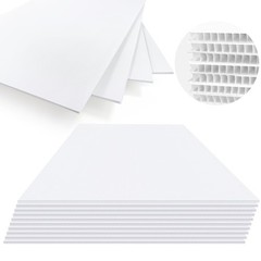 24 x 36 Inches Corrugated Plastic Board, 10 Pcs Poster Boards for Yard Signs,…