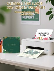 White Cardstock 5×7, 110 Sheets 5×7 Paper, IN-110 Sheets,
