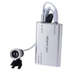 3.5X Magnification Binocular Dental Loupe Surgery Magnifier Headlight LED Light