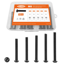 M3 X 8Mm 12Mm 16Mm 20Mm 25Mm Button Head Socket Cap Screws Bolts, 10.9 Grade All