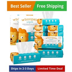 The 100% Pure Cotton Dry Baby Wipes – Ultra Soft, Unscented, Chemical-Free W…