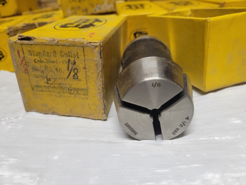 BARDONS & OLIVER Standard Collet for #3 Turret Lathe Cuper No.4-1/2 You Choose 1