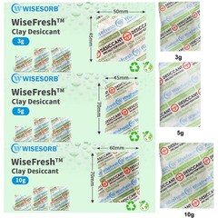 10 Gram Clay Desiccant Packets Food Grade Moisture Absorber for Food Storage