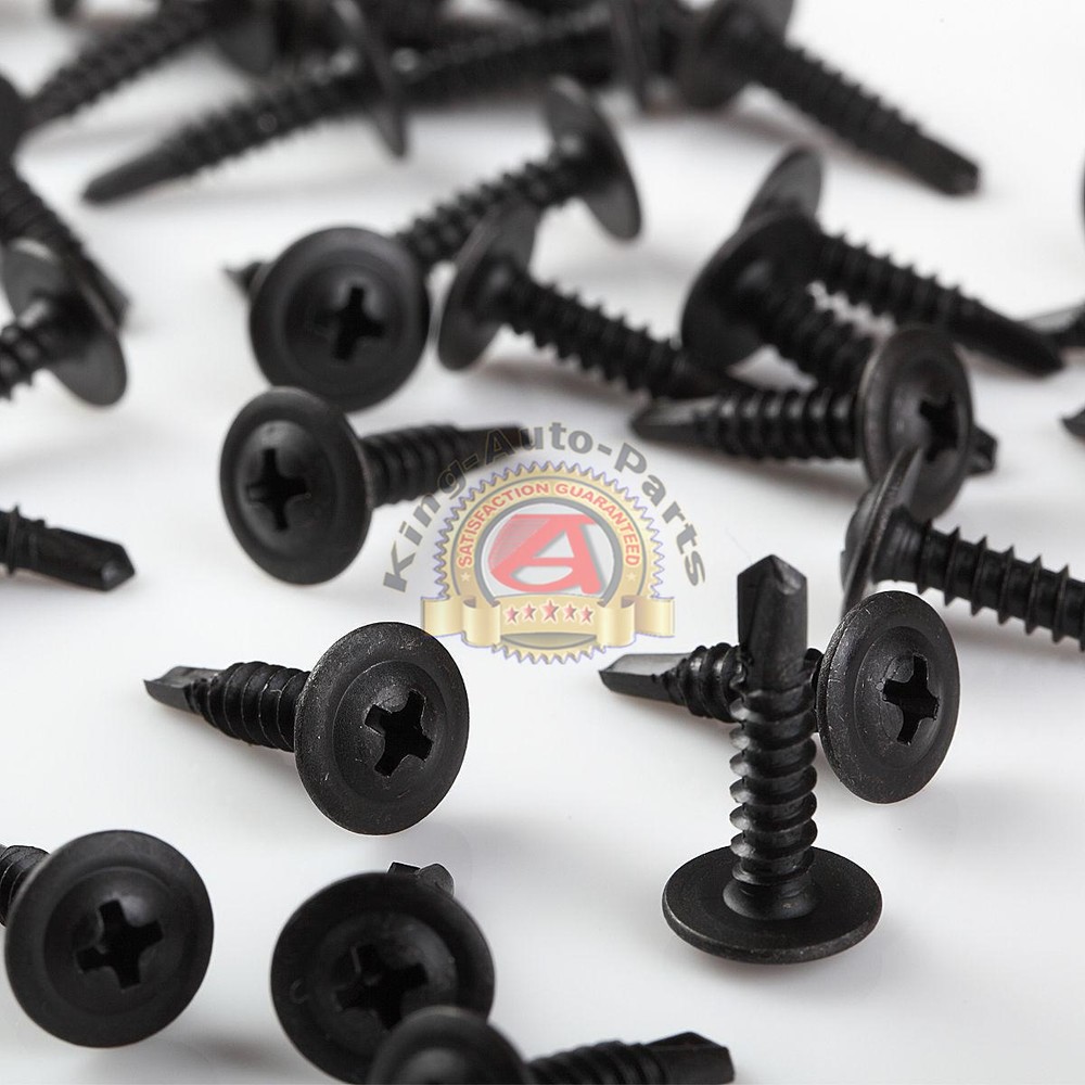 Phillips Truss Head Black Sheet Metal Self Tapping Screw 18-8 #8X3/4” Qty 500