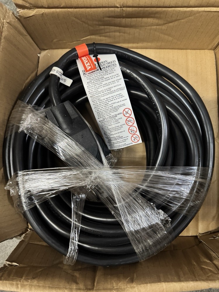 VEVOR Heavy Duty Power Extension Cord, Generator Cord for Welding Machines, 50ft