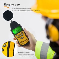 Digital Sound Level Meter 30-130DB Noise Volume Decibel Tester A/C Fast/Slow US