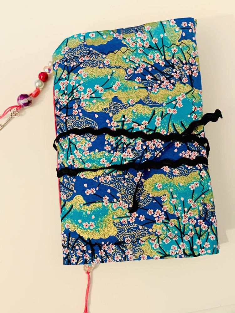 Japanese Cherry Blossom Dream Journal, Japan Journal Handmade Junk Journal