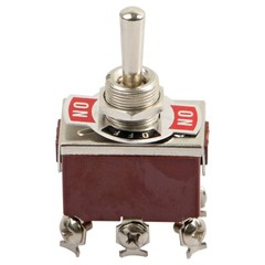 3pc 6Pin Heavy Duty Momentary DPDT ON/OFF/ON Toggle Switch 20A 125V Waterproof