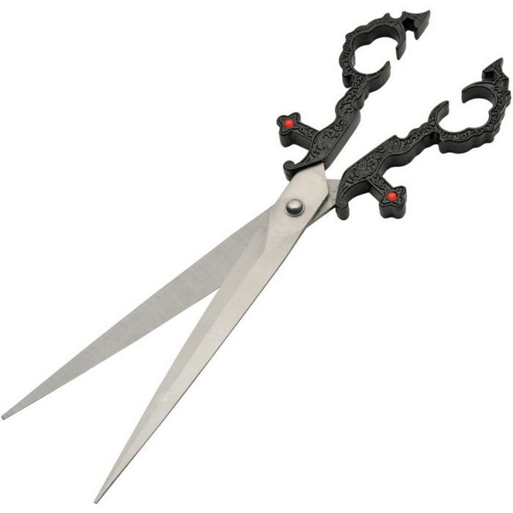 Rite Edge Renaissance Scissors Stainless Blades Black Aluminum Handles 100554-BK