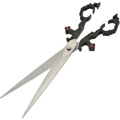 Rite Edge Renaissance Scissors Stainless Blades Black Aluminum Handles 100554-BK