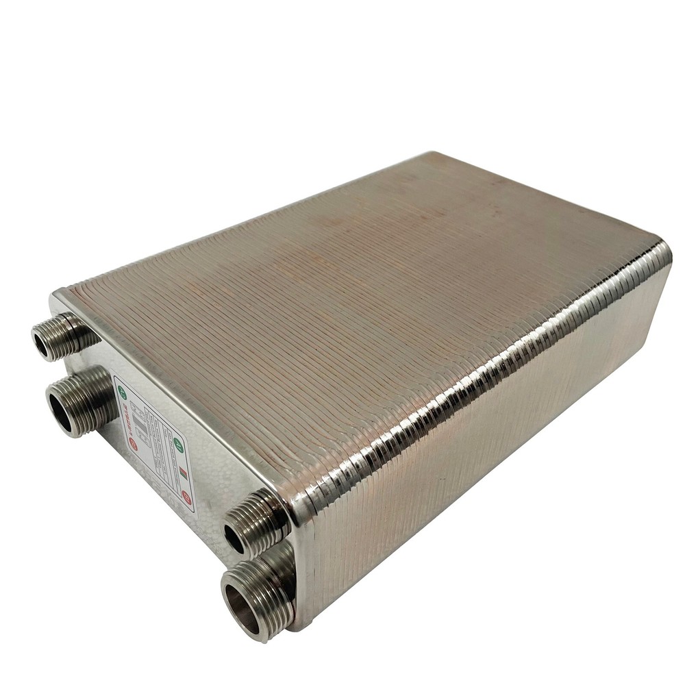 100 Plate Stainless Steel Heat Exchanger Brazed Plate Heat Exchanger