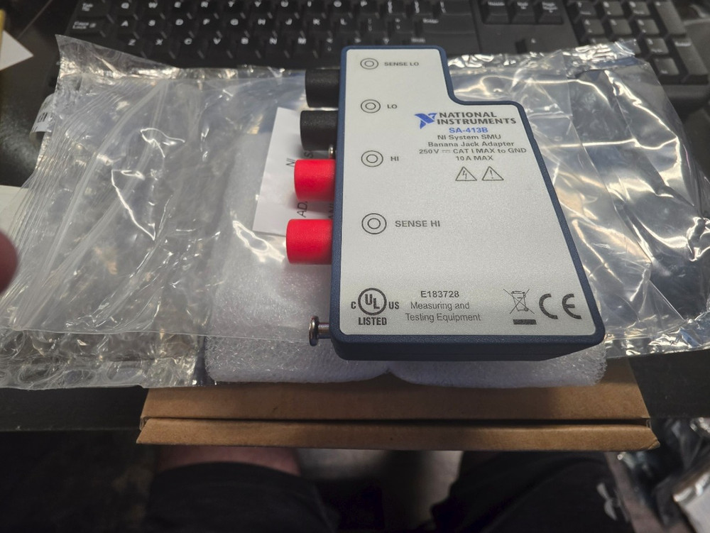 National Instruments SA-413B NI System SMU Banana Jack Adapter NEW!