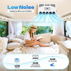 12V 11000 BTU Truck Air Conditioner Split AC For Semi Trucks Bus RV Caravan US