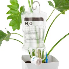 “Automatic Plant Drip Watering System, 350ml Adjustable Watering Bag”
