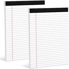 Legal Pads 8.5 x 11 White Note Pads 8.5 x 11 In 2 Pack Notepads 8.5 x 11 Writ…