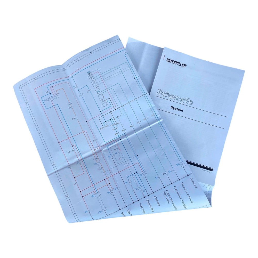 Caterpillar CAT CP-533E Compactor Electrical Schematic Service Manual UENR7938