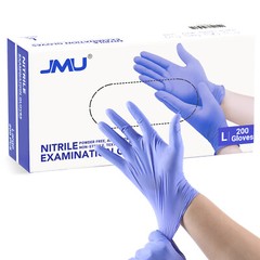 200pcs M Size 3.5 Mil Disposable Medical Exam Nitrile Gloves Latex & Powder Free