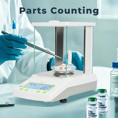 U.S. Solid 0.1mg Analytical Balance 1000g x 0.001g Precision Weighing
