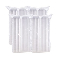 Dart C57PST1 ClearSeal 6″ Square Plastic Hinged Container 500/Case OPS
