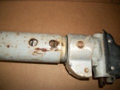 LOT OF 2 GREENLEE HYDRAULIC POLE TAMPER 72 INCHS LONG H4802 NEEDS REPAIR LOOK