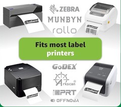 1 Roll 2.25″x0.75″ Direct Thermal Barcode Label For Zebra, Rollo, Munbyn, Eltron