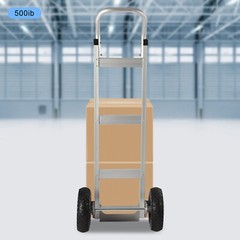 500lbs Aluminum Hand Truck – Heavy Duty Folding Dolly Cart for Moving Warehouse