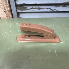 Vintage Swingline Cub #77 Stapler Light Brown, Long Island City 1, New York USA