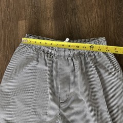 Happy Chef Utility Pants Black White Houndstooth Sz M Pockets Classic MINT Cook