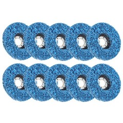 10 Pcs Clean Disc 4.5″ x 7/8″ Easy Change Strip Discs Remove Paint Rust & Clean